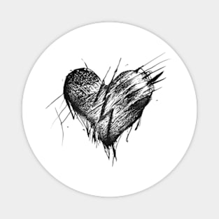 broken heart t-shirt Magnet